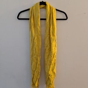 Yellow Fringe Scarf